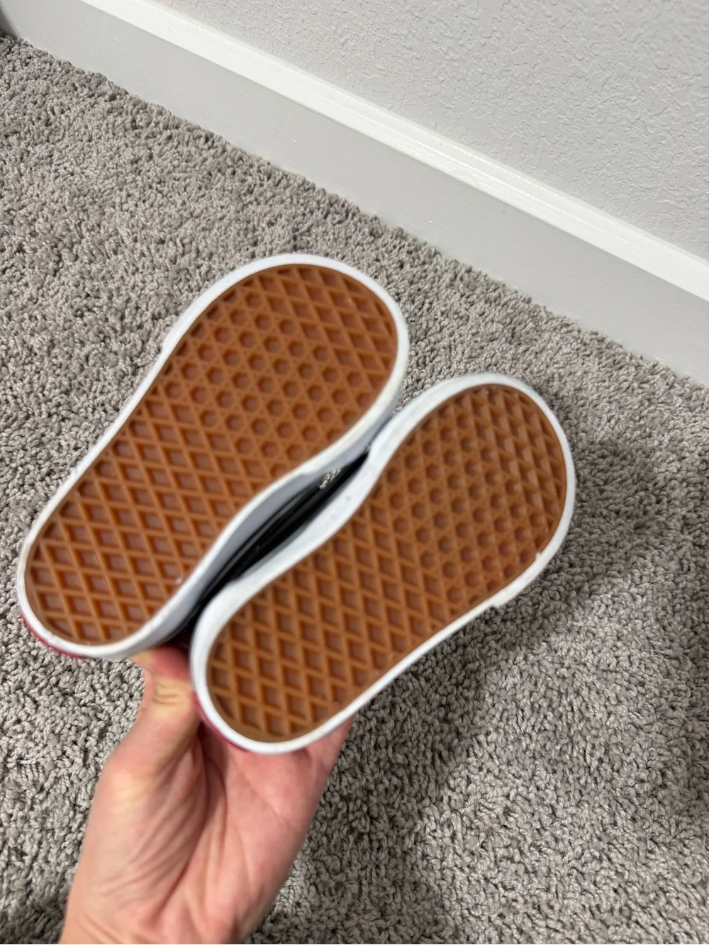 Vans Toddler Black Velcro Sneakers